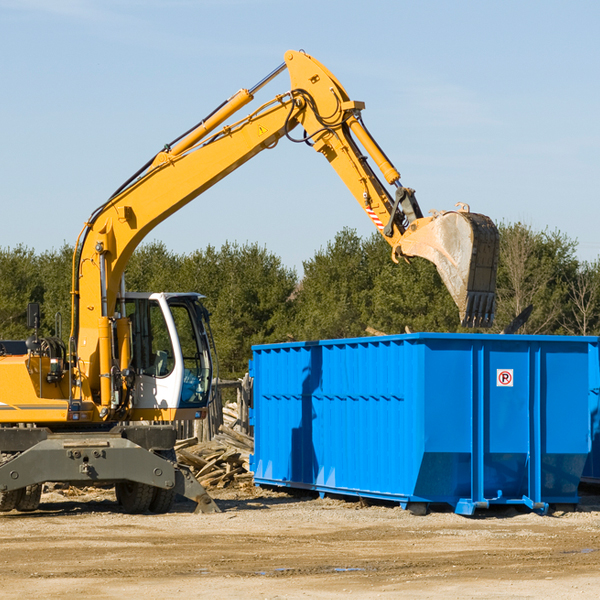 what happens if the residential dumpster is damaged or stolen during rental in Blanchester